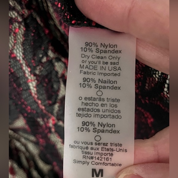 Lularoe Lindsay Kimono Black & Pink Lace Coverup Cardigan Sz Med *UPDATED* - Picture 10 of 14